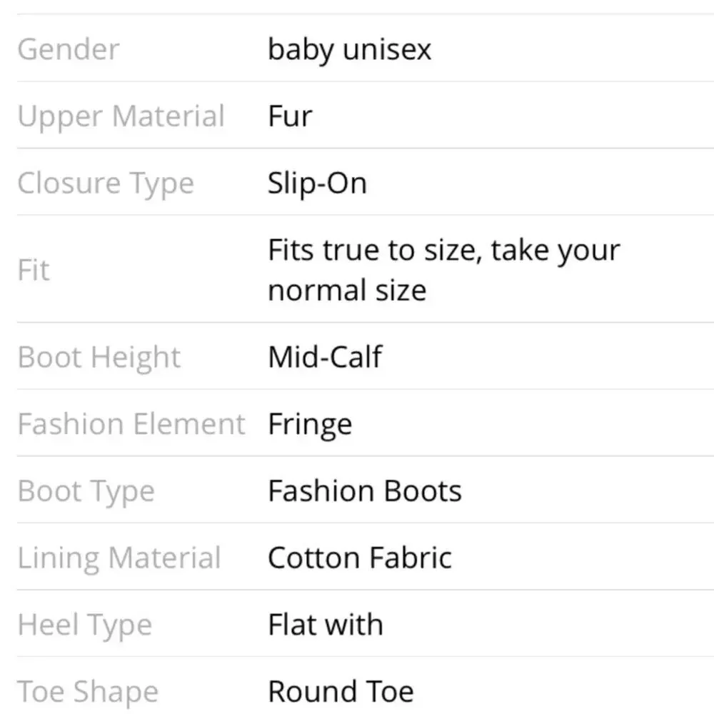 New fringed cotton boots 1, red